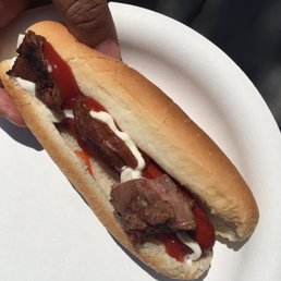 Carne Asada hot dogs!