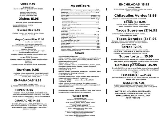 Menu photo 2 Amigos Pizza and More Buena, NJ Menu photo 2 Amigos Pizza and More Buena, NJ