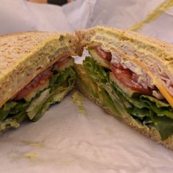 Bill's Market - Turkey avocado on whole wheat.
