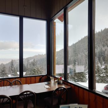Chair 5 Pub - a view of a snowy mountain - American Near Me - Wenatchee, Washington