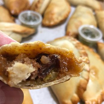 Patagonia Empanadas - Inside the sweet beef - Empanadas Near Me - Orange, California Patagonia Empanadas - Inside the sweet beef - Empanadas Near Me - Orange, California