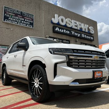 Joseph's Auto Toy Store - 22 Tahoe with custom 26" wheels - Car Stereo Installation Near Me - Mesquite, Texas Joseph's Auto Toy Store - 22 Tahoe with custom 26" wheels - Car Stereo Installation Near Me - Mesquite, Texas