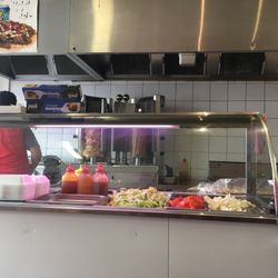 Town Hall Kebabs - Basic take away shop 2 tables and chairs