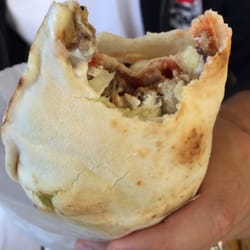 Big portions! Lamb donair