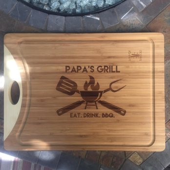 Laser Engraving Express - Laser engraved custom cutting board - Engraving Near Me - Los Angeles, California