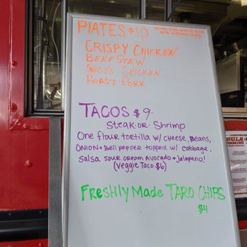 Kai’s Kitchen - 10/22/19 menu - Food Trucks Near Me - Wailuku, Hawaii