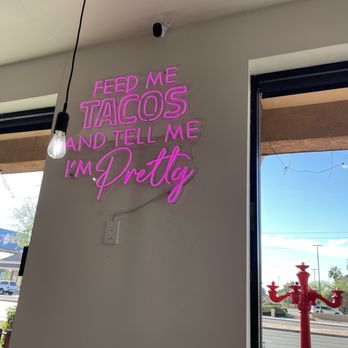 Taco Spot - cool sign - Mexican Near Me - Chandler, Arizona