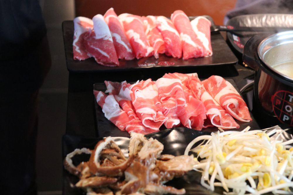 Food from Top Pot & KBBQ