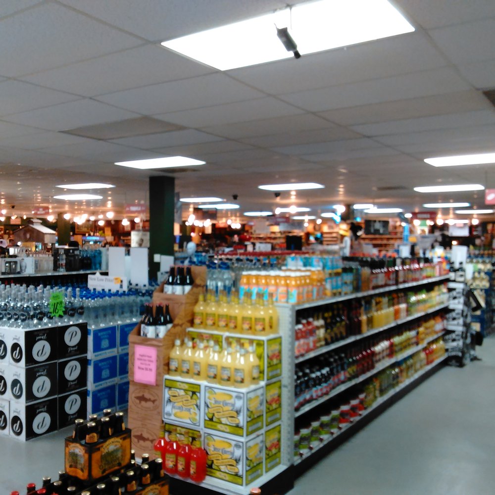 From one of the back corners, looking toward the front of the store. From one of the back corners, looking toward the front of the store.