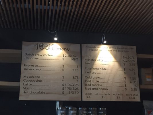 Menu photo 4 1951 Coffee Company Berkeley, CA