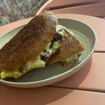 Grandma's Cheese Cafe - a breakfast sandwich on a plate - Food Delivery Services Near Me - Long Branch, New Jersey