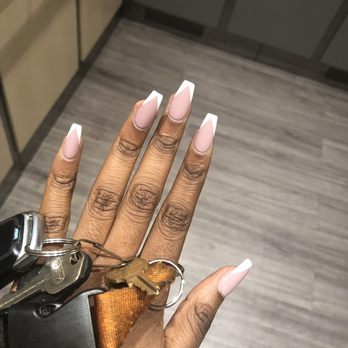 Enjoy Nails & Spa - Acrylic full set.  All I had to do was show the Pinterest pic and Nancy made it perfect! - Nail Salons Near Me - Austin, Texas