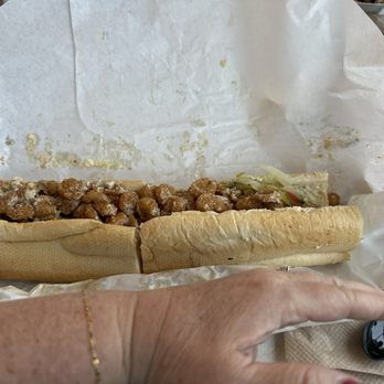 Marilynn's Place - Huge! Fried shrimp poboy remoulade - Salad Near Me - Shreveport, Louisiana Marilynn's Place - Huge! Fried shrimp poboy remoulade - Salad Near Me - Shreveport, Louisiana