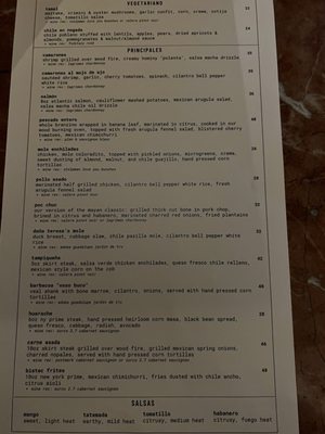 Menu photo 7 Alejandro's Monterey, CA