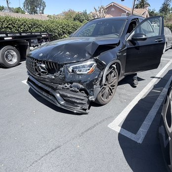 PCH Auto Group - Mercedes-AMG GLC 63 came to PCH Auto Group with major front-end accident damage. - Auto Repair Near Me - Lomita, California PCH Auto Group - Mercedes-AMG GLC 63 came to PCH Auto Group with major front-end accident damage. - Auto Repair Near Me - Lomita, California