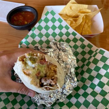 Flaming Burrito Grill - Carne asada super burrito. Super delicious! I work as an EMT so I eat A LOT of super burritos, this one is amazing! - Mexican Near Me - Auburn, California