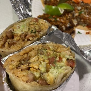 El Charrito - Chorizo and Eggs Breakfast Burrito + Tacos - Mexican Near Me - San Carlos, California