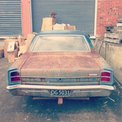 Junk & Disorderly - Casually parked outside 'Junk & Disorderly'