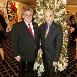 Atlantis Country Club - Bill Lewis of Fort Lauderdale attending the Palm Beach Republican Party holiday party at the Atlantis Country Club.