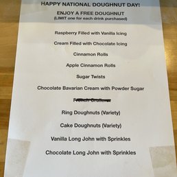 Free doughnuts today @ inclusion! Free doughnuts today @ inclusion!