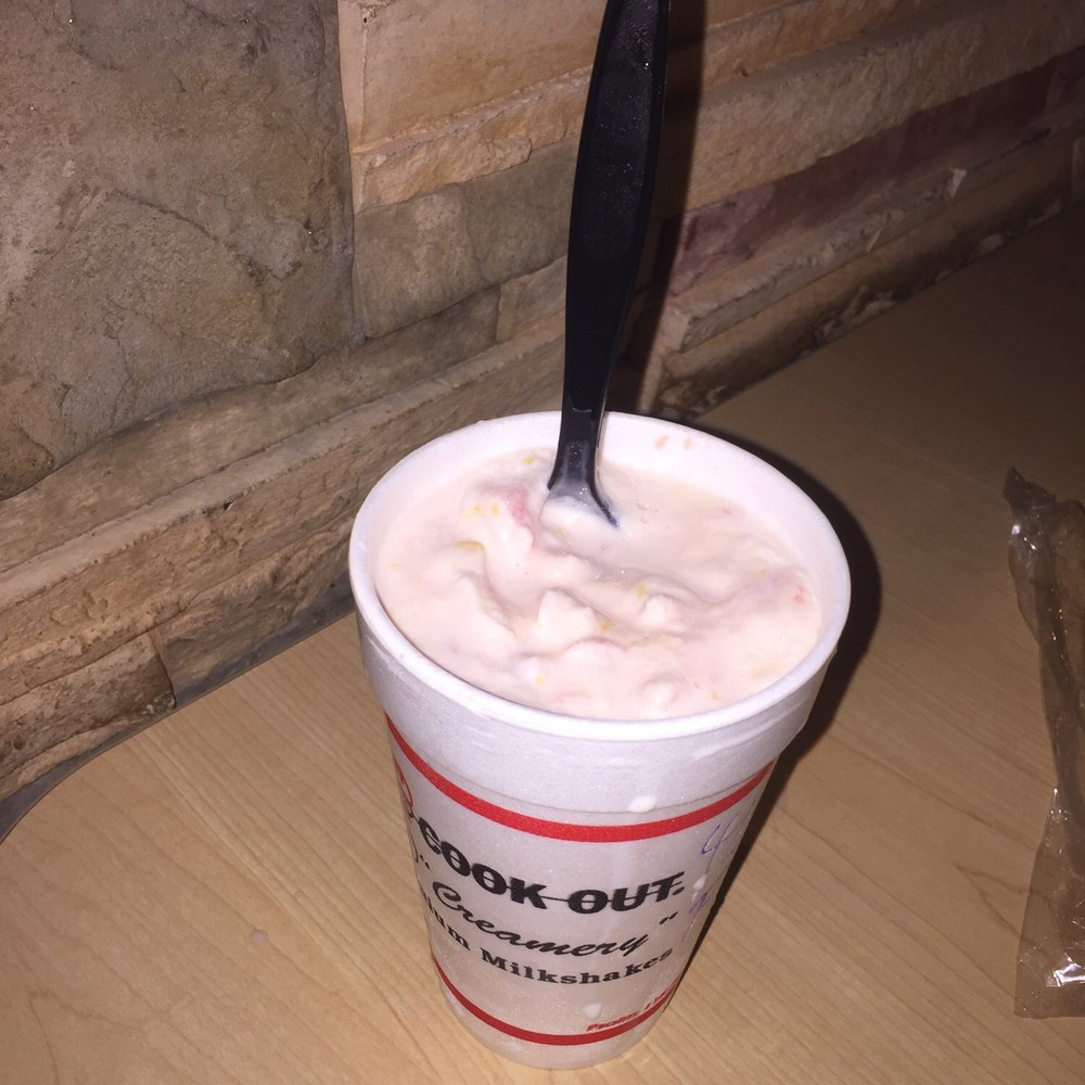 Cook Out - Watermelon milkshake has real watermelon chunks - Burgers Near Me - Williamsburg, Virginia Cook Out - Watermelon milkshake has real watermelon chunks - Burgers Near Me - Williamsburg, Virginia