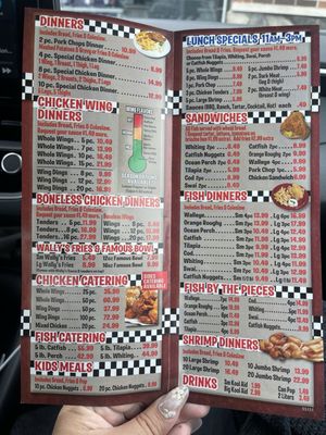 Menu photo 1 Wally's Fish & Chicken Wayne, MI