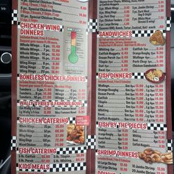 Wally's Fish & Chicken - Menu