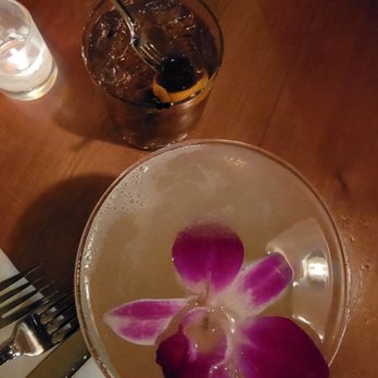 The Fork At Skagit Bay - Fork old fashioned with house made bitters, sage melondrop. Both extremely well crafted cocktails. - Southern Near Me - La Conner, Washington The Fork At Skagit Bay - Fork old fashioned with house made bitters, sage melondrop. Both extremely well crafted cocktails. - Southern Near Me - La Conner, Washington