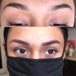 The Blading Babe - Added more fullness to her brows.