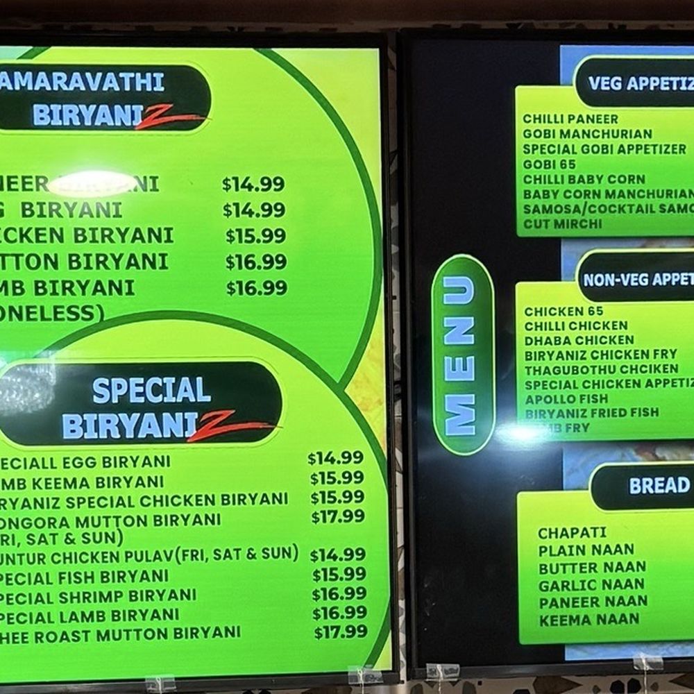 Biryaniz - 2026 menu - Indian Near Me - Dublin, California Biryaniz - 2026 menu - Indian Near Me - Dublin, California
