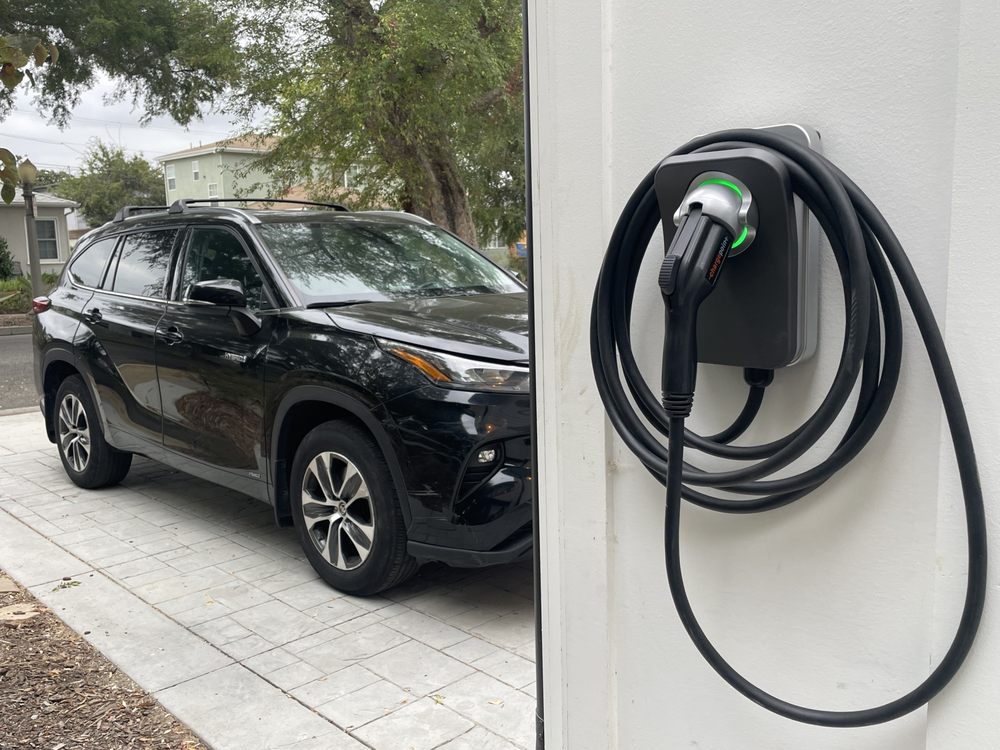 Slide of Plug-in EV Charging Solutions