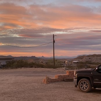 Big Bend Holiday Hotel - View from the porch - Hotels Near Me - Terlingua, Texas
