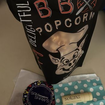 Sam Shaw's Treatery - Items I purchased: Barbecue Popcorn, Blueberry Lemonade lip balm and a Chocolate Chip Cookie. - Desserts Near Me - Philadelphia, Pennsylvania