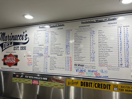 Menu photo 2 Marinucci's Deli - Mayfair Philadelphia, PA Menu photo 2 Marinucci's Deli - Mayfair Philadelphia, PA