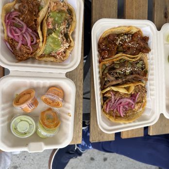 Mesa Agricola - Assortment of tacos - Tacos Near Me - Escondido, California Mesa Agricola - Assortment of tacos - Tacos Near Me - Escondido, California