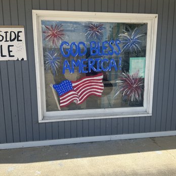 McBride's Bookstore - McBride's patriotic window! - Bookstores Near Me - Trenton, Georgia