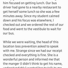 This is a post his teacher made on social media describing what happened