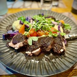 The Loft - Lamb with multi color cauliflower