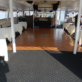 Festiva Yacht Charters - upper level dance floor - Boat Charters Near Me - Weehawken, New Jersey Festiva Yacht Charters - upper level dance floor - Boat Charters Near Me - Weehawken, New Jersey