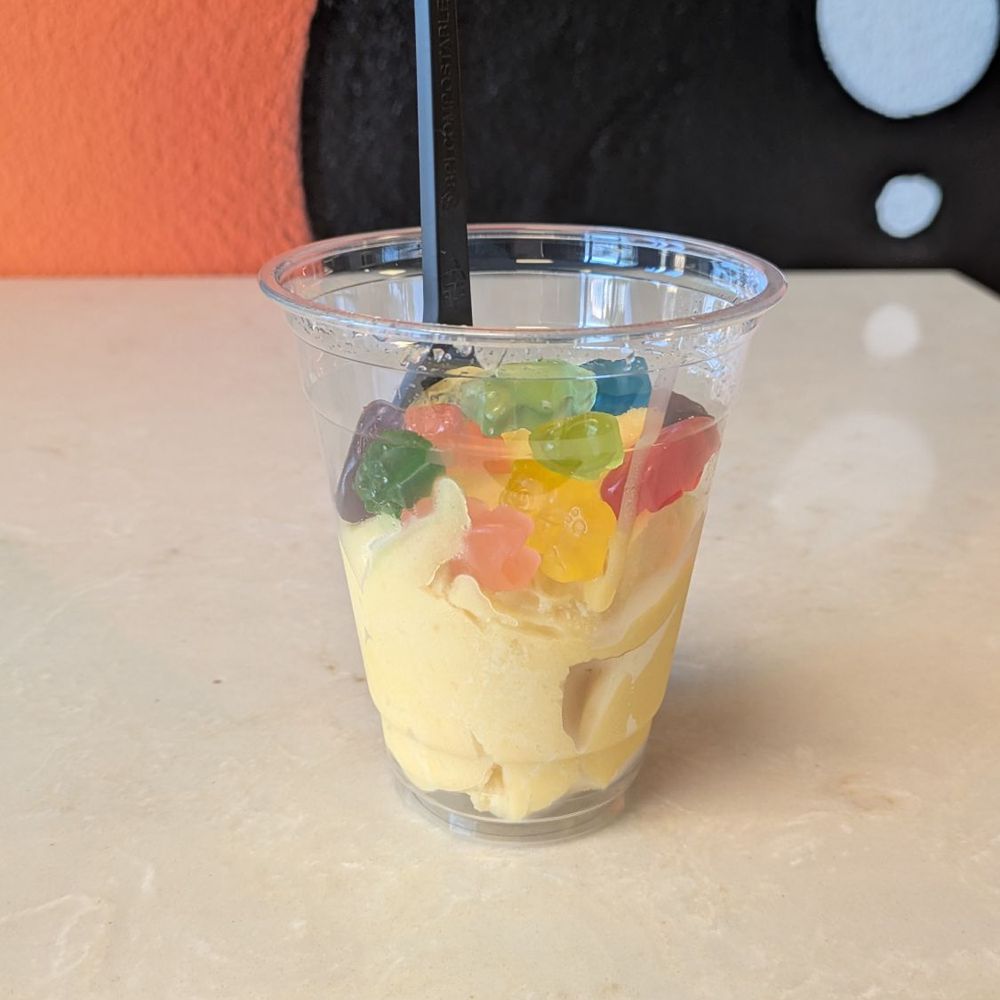 Passion fruit gelato