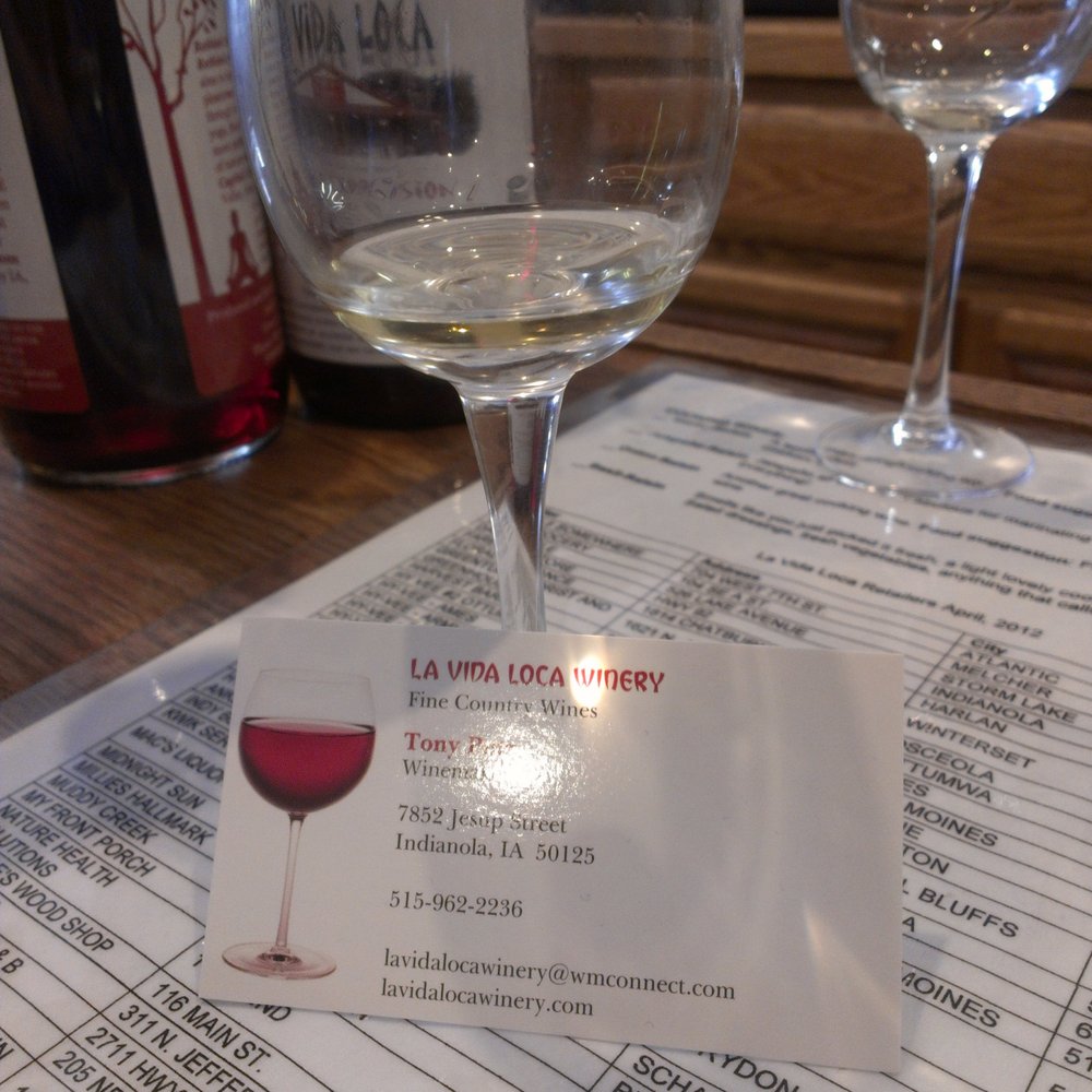 La Vida Loca Winery - two wine glasses on a table - Wineries Near Me - Indianola, Iowa La Vida Loca Winery - two wine glasses on a table - Wineries Near Me - Indianola, Iowa