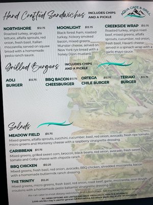 Menu photo 3 Aqua Cafe & Grill Lewiston, CA Menu photo 3 Aqua Cafe & Grill Lewiston, CA