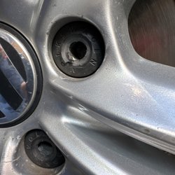 Big O Tires - Broken lug covers