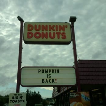 Dunkin' -  a sign for a dunkin donut shop - Coffee & Tea Near Me - Irwin, Pennsylvania