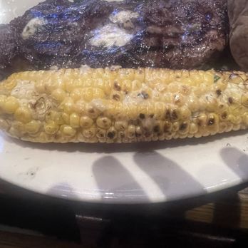 Black Angus Steakhouse - Other Side of Corn missing kernels, like a Raccoon had nibbled & snacked on it - Steakhouses Near Me - Burbank, California