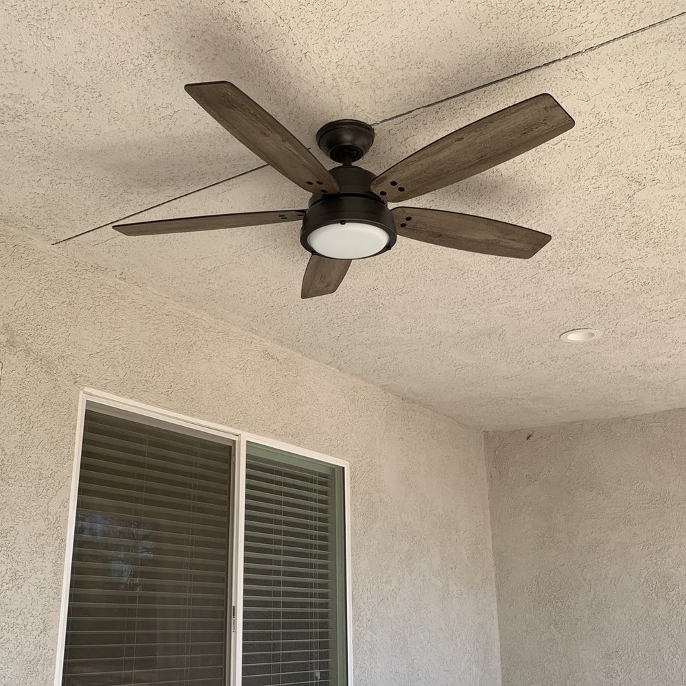 Camargo Construction - Patio ceiling fan install by Derrick - Windows Installation Near Me - Hesperia, California