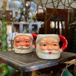 This & That Antiques - Vintage small Santa mugs