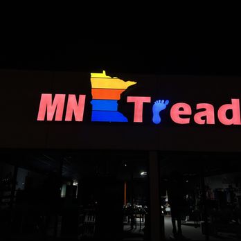 MN Treads - The ever-changing outdoor store-front sign. - Shoe Stores Near Me - Rochester, Minnesota MN Treads - The ever-changing outdoor store-front sign. - Shoe Stores Near Me - Rochester, Minnesota