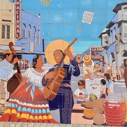 Historic Market Square - San Antonio - Art outside Market