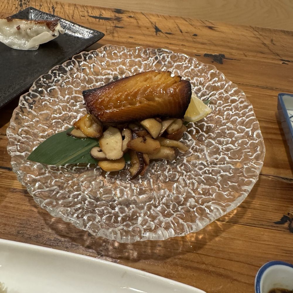 Hito Yatai - Miso black cod with mushrooms - Japanese Near Me - Carmichael, California